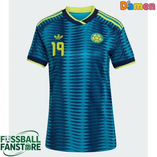 Kolumbien Rafael Santos Borre #19 Replik Auswärtstrikot Damen WM 2026 Kurzarm